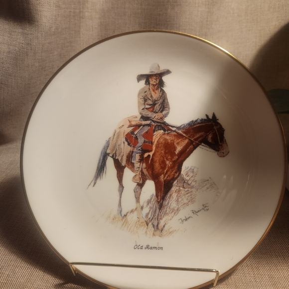 Gorham Other - Gorham Frederick Remington "Old Ramon" Collector Plate, 10 1/2" Di American West